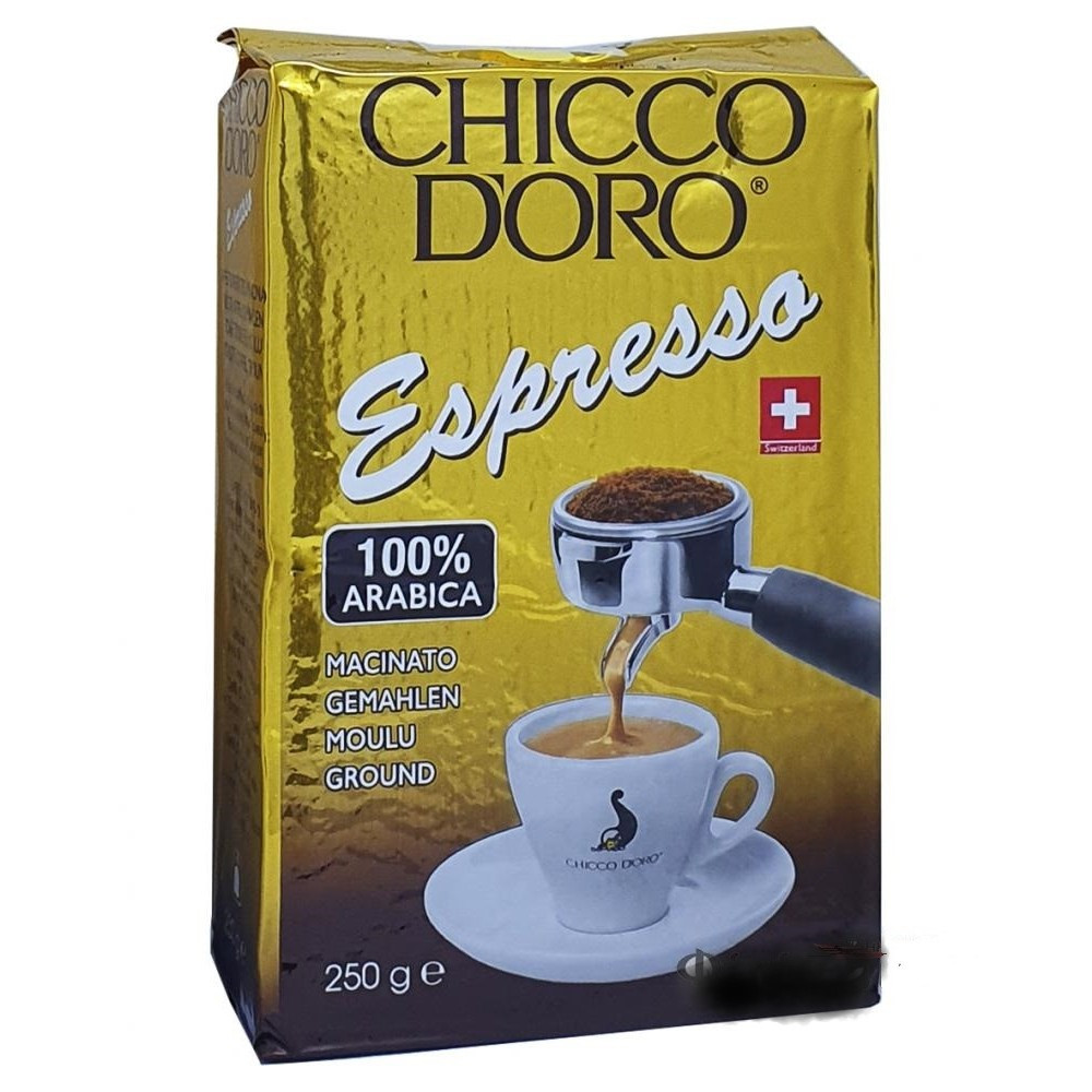 Кофе Chicco D'oro Espresso 100% arabica молотый 250 г