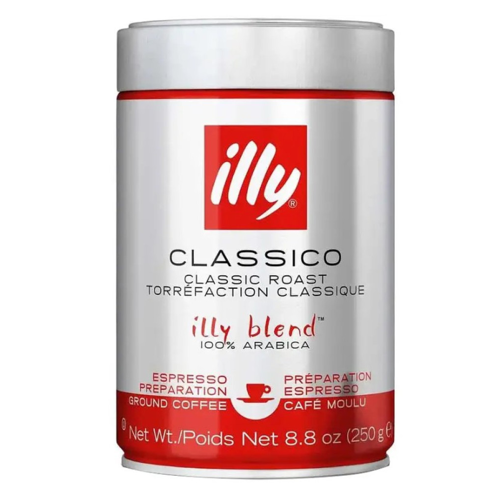 Кава мелена illy Classico 100% Arabica 250г