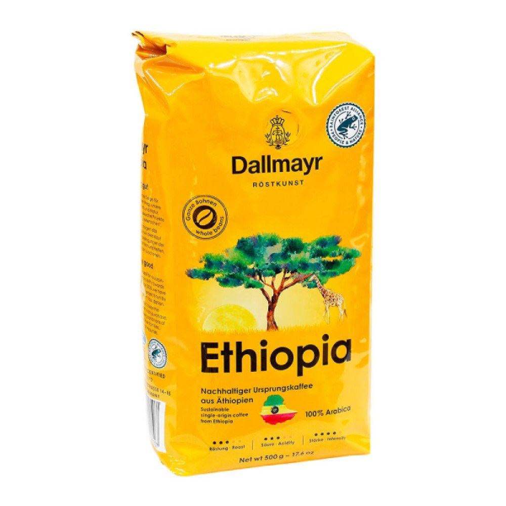 Кофе Dallmayr Ethiopia жареный в зернах 500г10